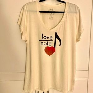 Life Is Good - Love Note ❤️ Tee.  NWT. Size XXL